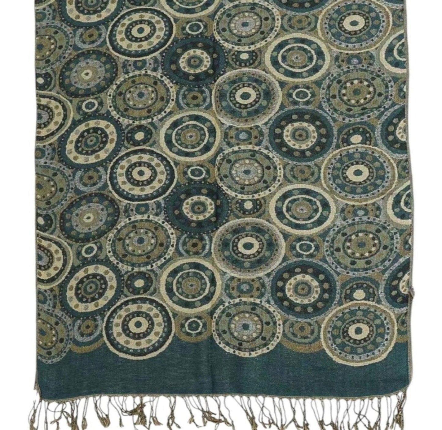 Metallic Pashmina Circle Pattern SCF3719-35 (12PC)
