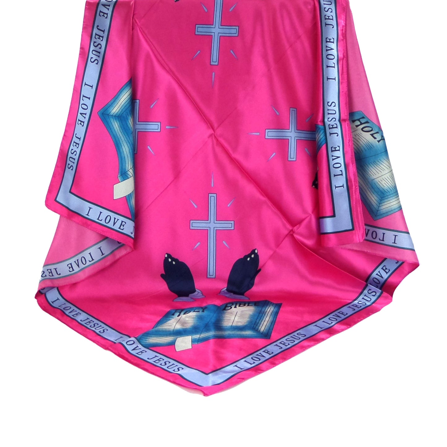 Satin Scarf Holy Bible Graphic ST3721-1 (12PC)