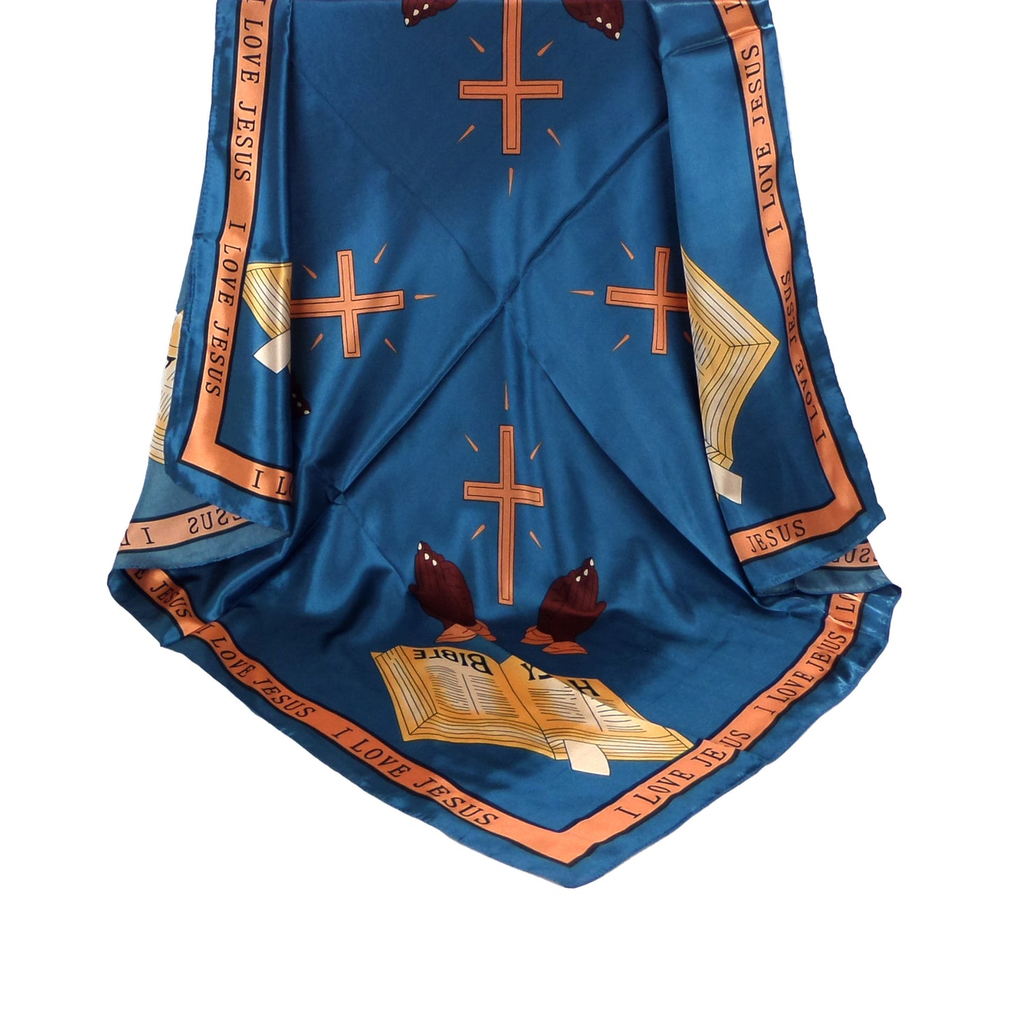 Satin Scarf Holy Bible Graphic ST3721-1 (12PC)