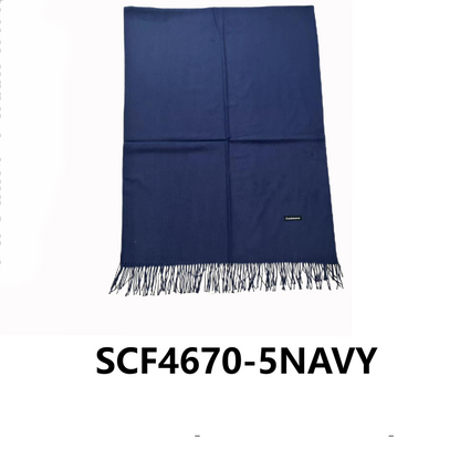 Cashmere Feel Plain Scarves CA4670 (12PC)