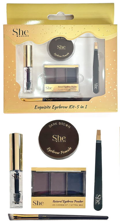 S. he Exquisite Eyebrow 5 In 1 SGS002 (4PK)