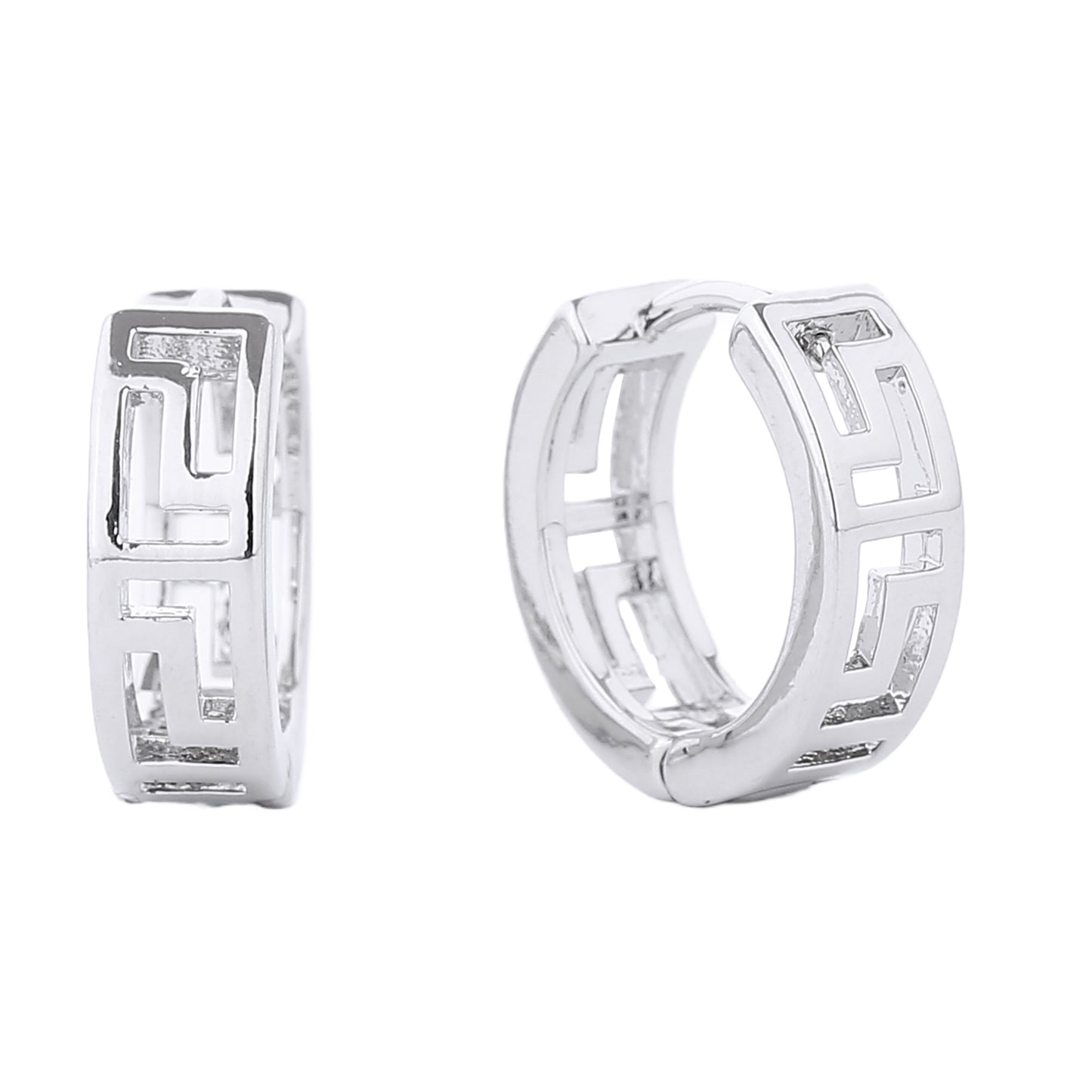 14k Gold Dipped Huggie Hoop Earring SJE310249 (6PC)