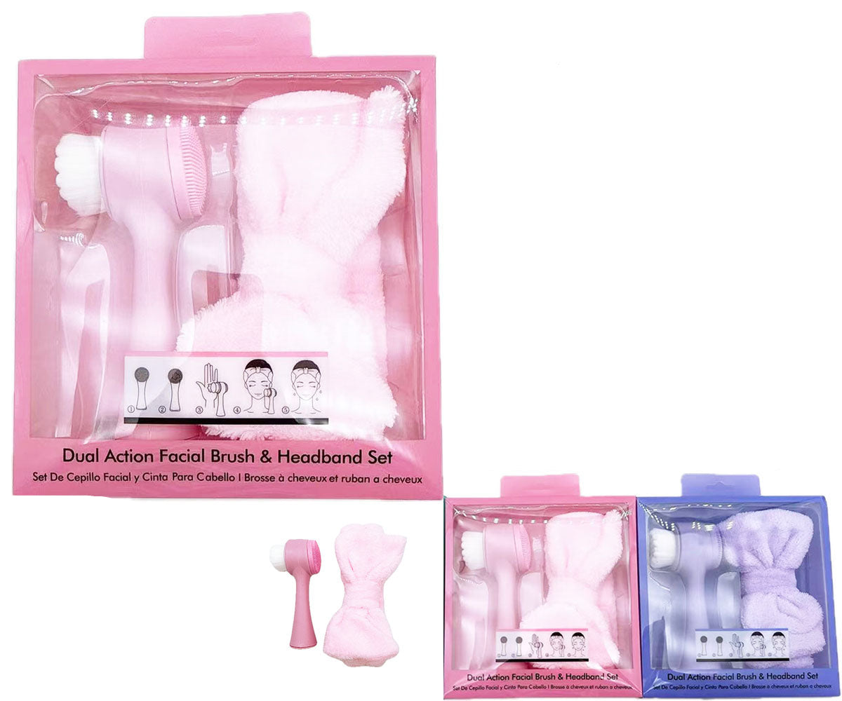 Facial Brush And Headband Set 913 (12PC)