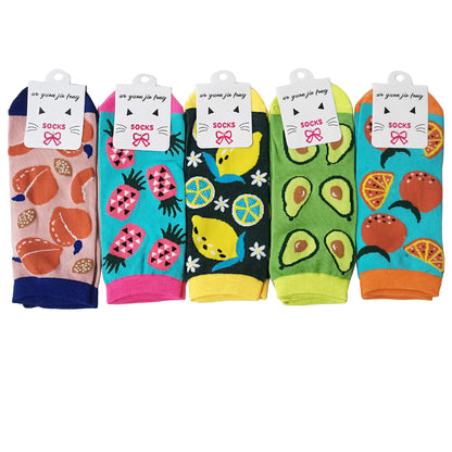 Women's Cute Fruits Socks SS3208-101. (12PC)