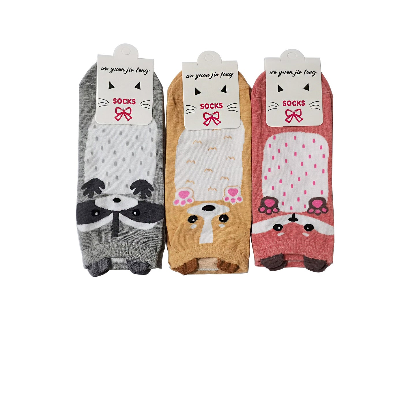 Women's Cute Animal Cartoon Socks SS3208-98 (12PC)