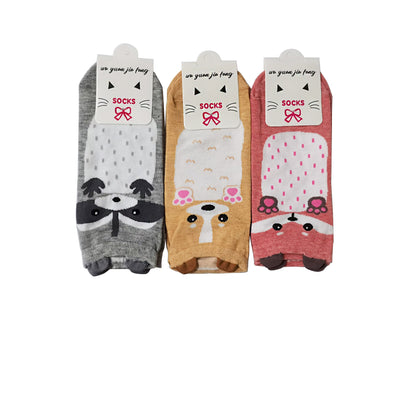 Women's Cute Animal Cartoon Socks SS3208-98 (12PC)