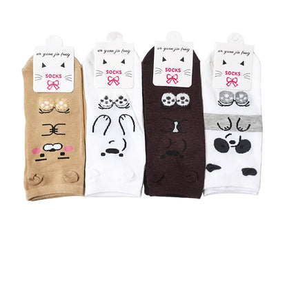 Women's Cute Bear Socks SS3316-70 (12PC)