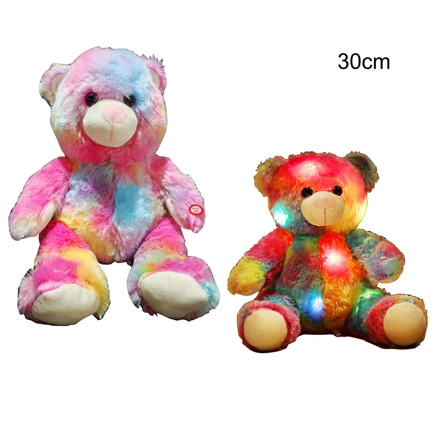 Rainbow Bear Led Plush SS3404-35(6PC)