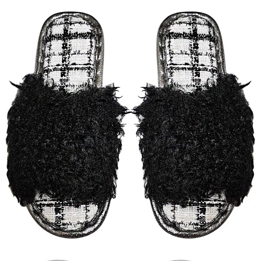 Fluffy Home Slide Slippers SS3429-30 (12PC)