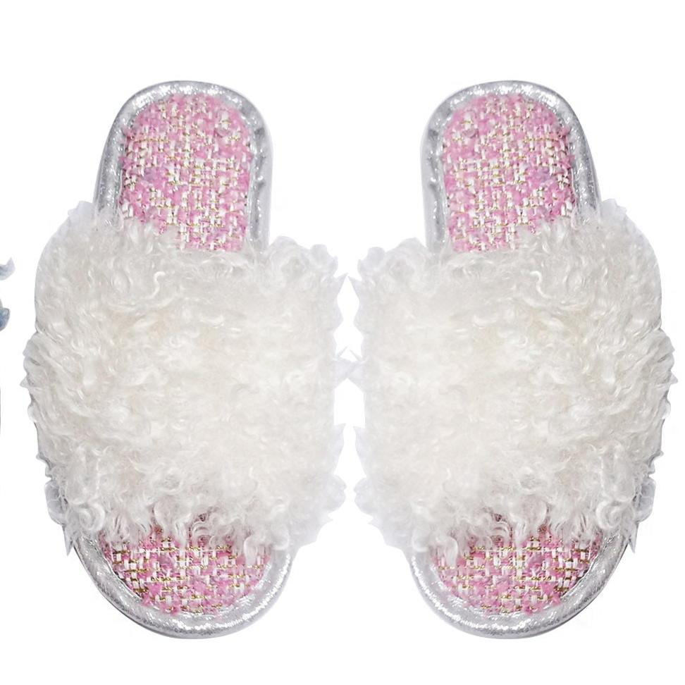 Fluffy Home Slide Slippers SS3429-30 (12PC)
