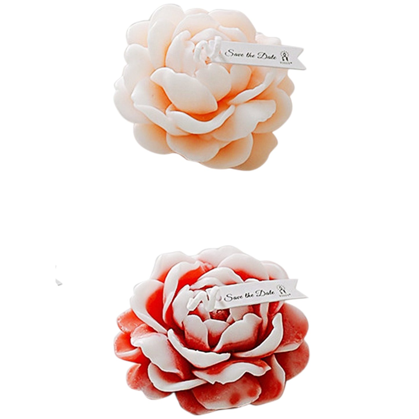 Rose Shape Scented Candle Small SS41106-11 (12PC)