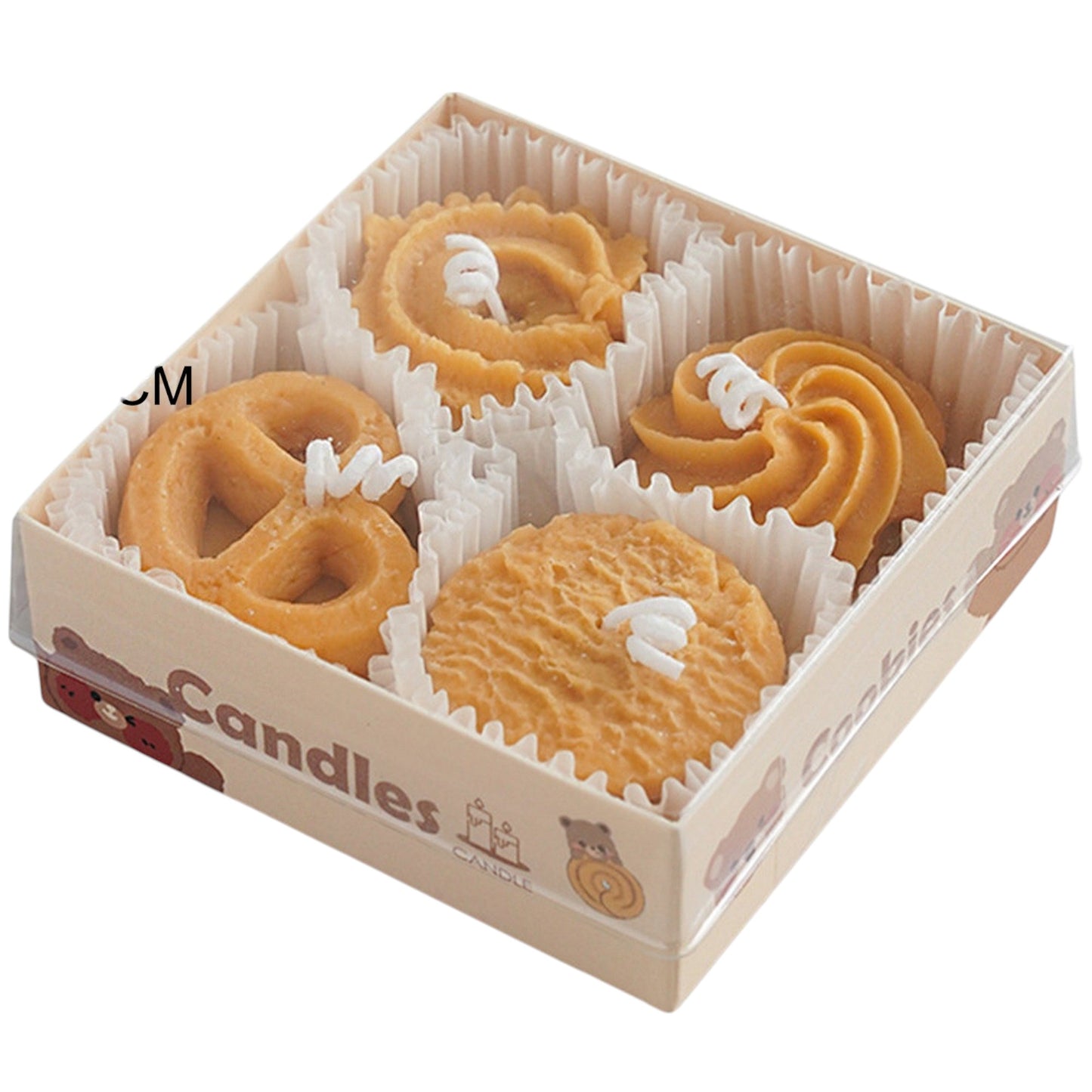 Cookie Shape Scented Candle Box SS41106-2 (12PC)