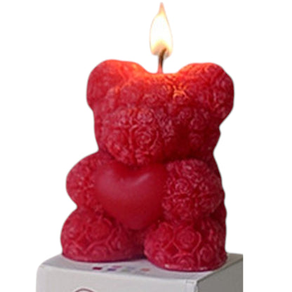 Heart Rose Bear Scented Candle SS41106-20 (12PC)