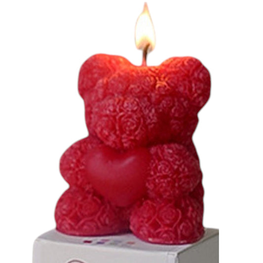 Heart Rose Bear Scented Candle SS41106-20 (12PC)