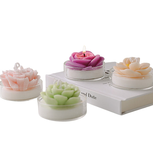 Flower Shape Scented Candle SS41106-23. (12PC)
