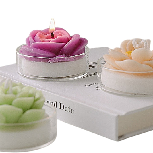 Flower Shape Scented Candle SS41106-23 (12PC)