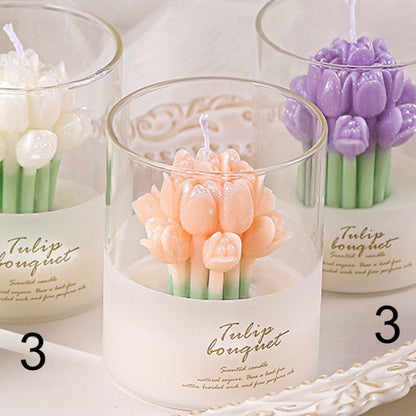 TULIP BOUGUET SCENTED CANDLE SS41106-24 (12PC)