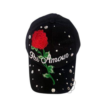 Bling Rhinestone Por Amor Baseball Cap SS41128-2 (12PC)