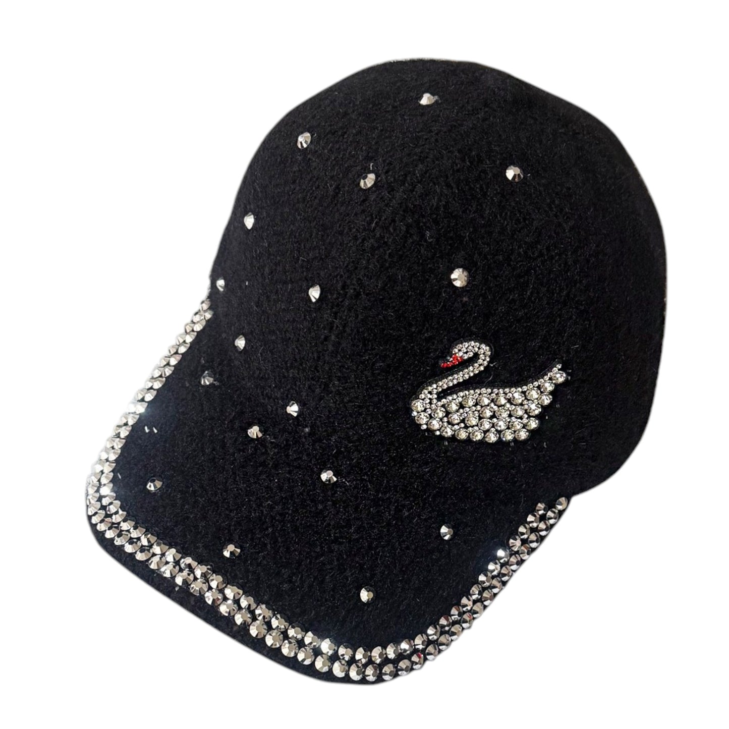 Bling Rhinestone Swan Baseball Cap SS41128-26 (12PC)