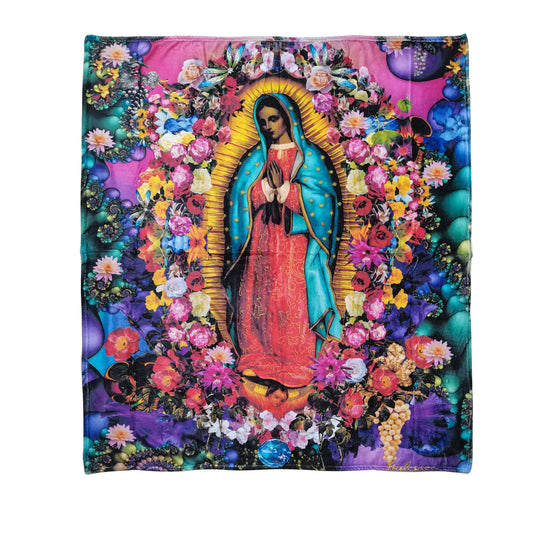 Our Lady of Virgin Mary Graphic Blanket SS4316-24. (12PC)