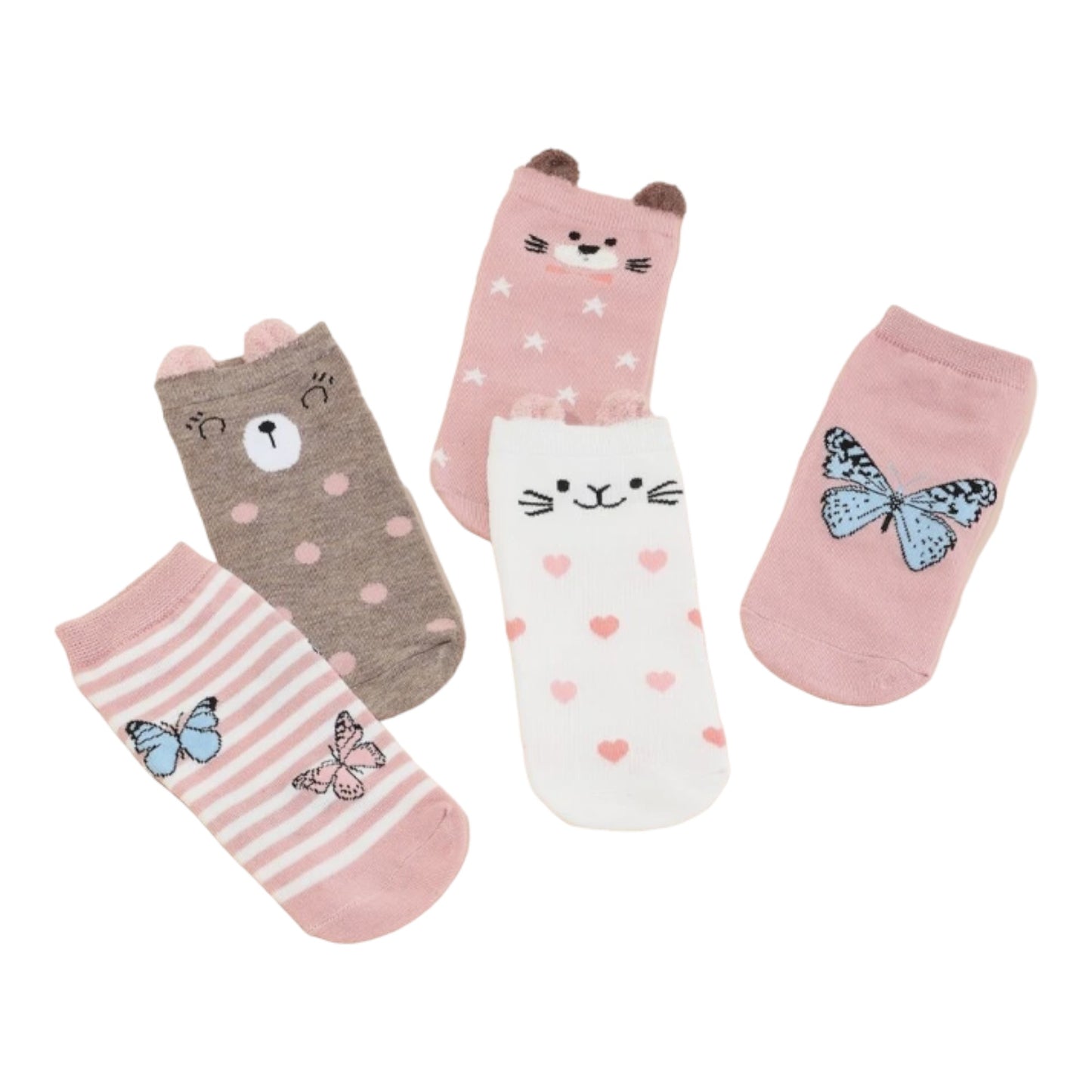 WOMEN'S CUTE CARTOON SOCKS 4318-47. (12PC)