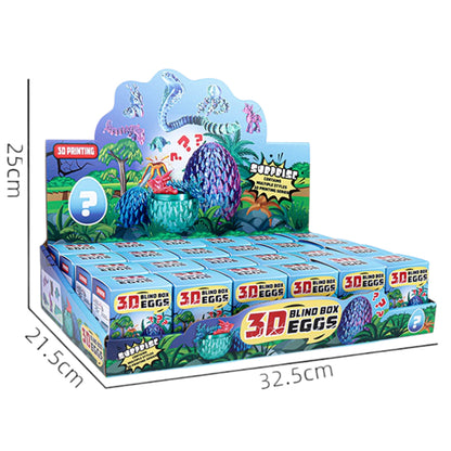 Blind Box 3d Eggs Printed Toy SS5225-27 (24PC)