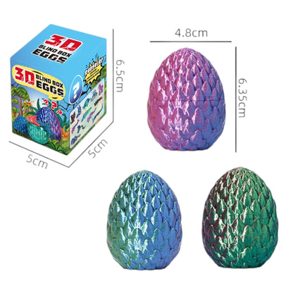 Blind Box 3d Eggs Printed Toy SS5225-27 (24PC)