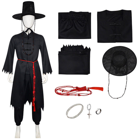 Gat Hat Korean Jeoseung Saja Death reaper Hat and Costume Wear Set SS5731-13 (1PC)