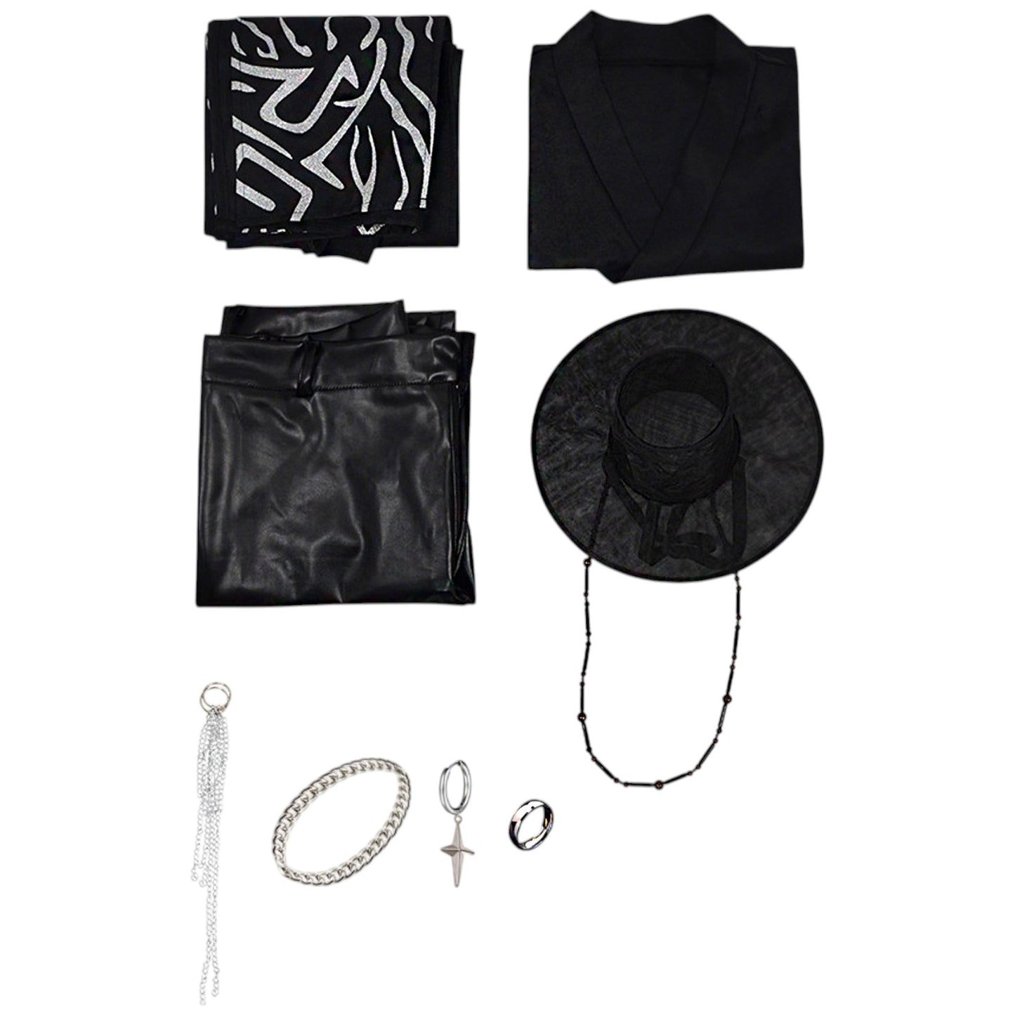 Gat Hat Korean Jeoseung Saja Death reaper Hat and Costume Wear Set SS5731-14 (1PC)