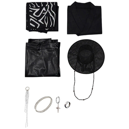 Gat Hat Korean Jeoseung Saja Death reaper Hat and Costume Wear Set SS5731-14 (1PC)