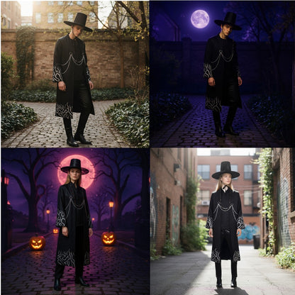 Gat Hat Korean Jeoseung Saja Death reaper Hat and Costume Wear Set SS5731-14 (1PC)