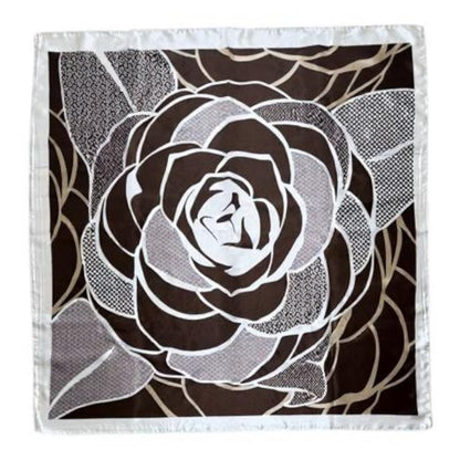 Satin Scarf Rose Pattern  ST5307-12 (12PC)