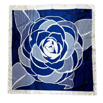 Satin Scarf Rose Pattern  ST5307-12 (12PC)