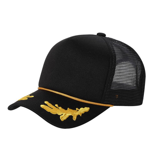 Foam Captain Pattern Trucker Mesh Cap HA4511-1 (12PC)