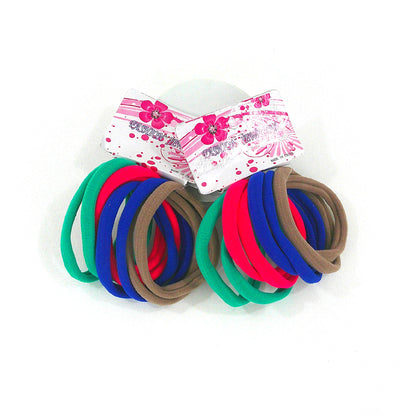 7CM MIX COLOR HAIR TIE SYN089 (12PC)