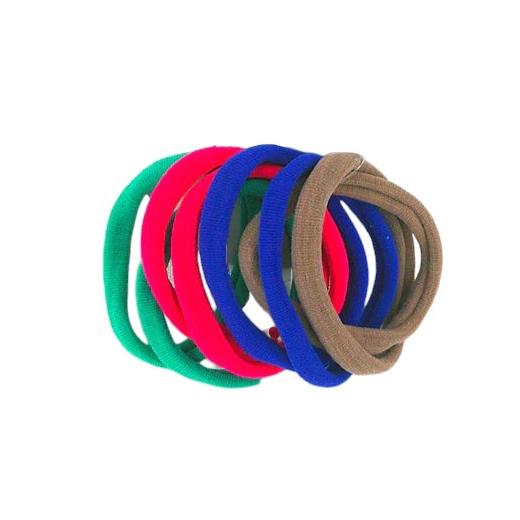 7CM MIX COLOR HAIR TIE SYN089 (12PC)