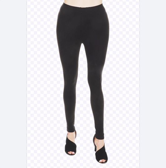 3 INCHES Band Tummy Control Soft Leggings LGR5-3 80484 (6PC)