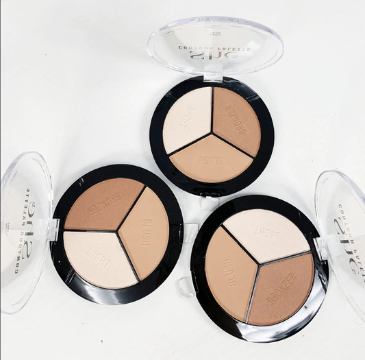 S.he Compact 3 Colors Contour Palette CP155 (12PK)