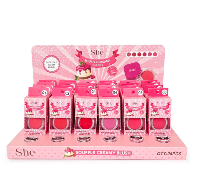 S. he Cotton Candy Blush CB1055 (24PC)
