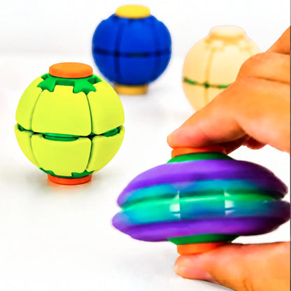 Press to Spin Fidget Spinner HelixCore Rotating Stress Ball Fidget Toy JT6723-2  (12PC)
