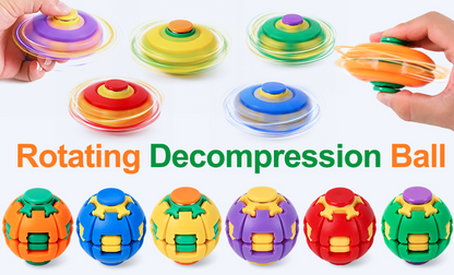 Press to Spin Fidget Spinner HelixCore Rotating Stress Ball Fidget Toy ME364 (24PC)