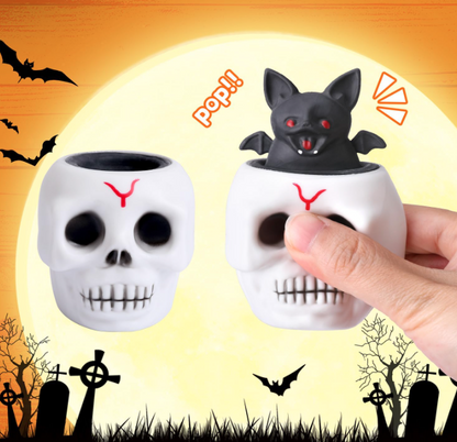 Halloween Skull Squishy Toy JT6803-7 (12PC)