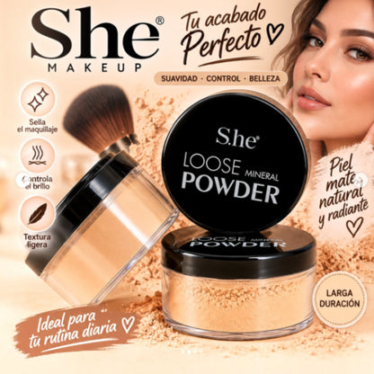 S. He Makeup Rice Powder RP1038 (12PK)