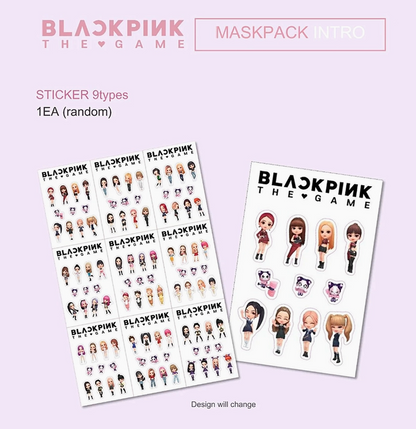 BLACKPINK The Game Mask Pack (7SHEET)