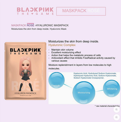 BLACKPINK The Game Mask Pack (7SHEET)