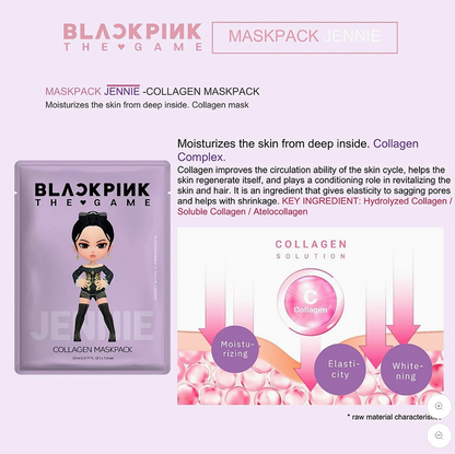 BLACKPINK The Game Mask Pack (7SHEET)