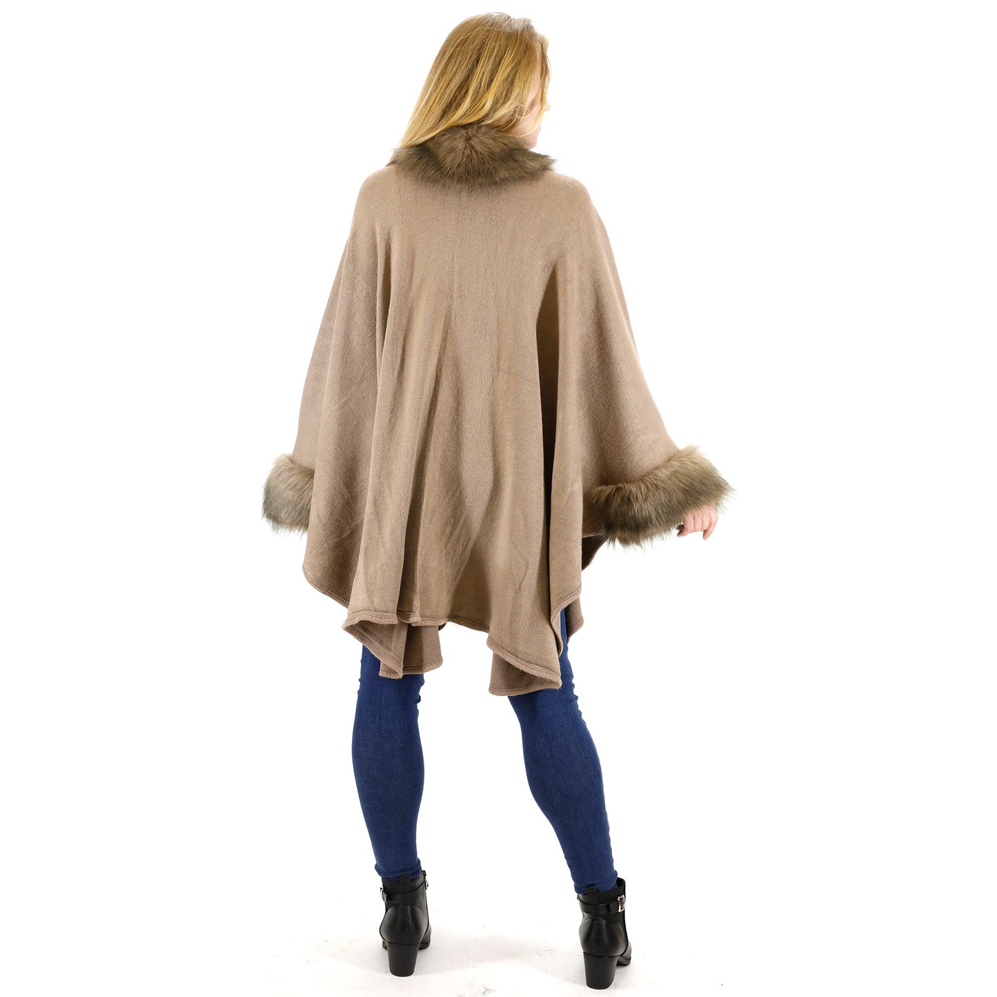 FUR SHAWL LONG SH921 (3PC)