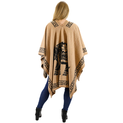 Elephant Pattern Shawl P3809 (6PC)