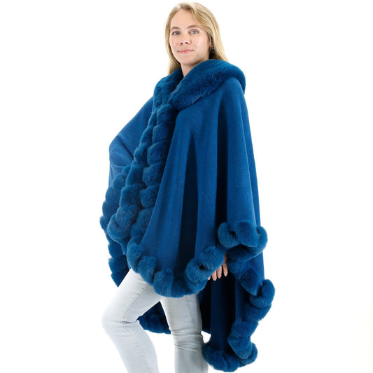 Solid Color Fur Shawl SW3719.. (2PC)
