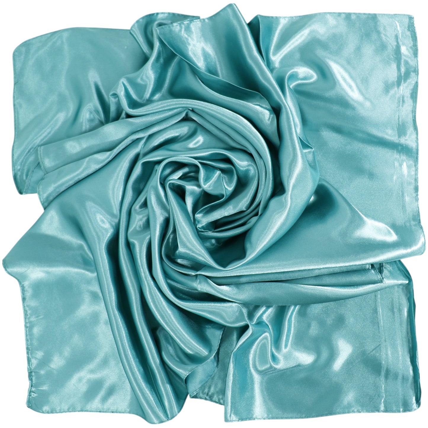 Satin Scarf Plain ST327A (12PC)